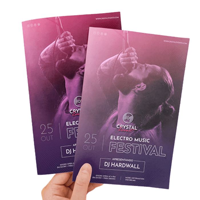 Panfletos, Flyers e Folders - exemplo